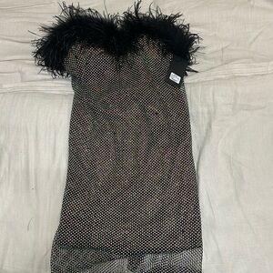 Rhinestone mini dress